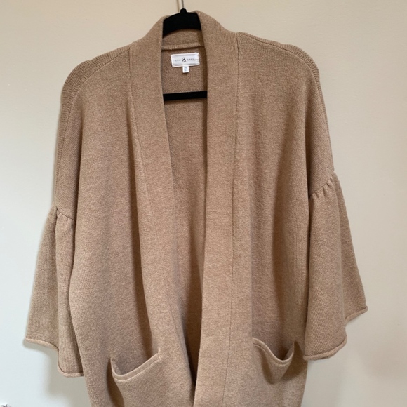 Lou & Grey Camel Sweater Cardigan - Picture 3 of 3